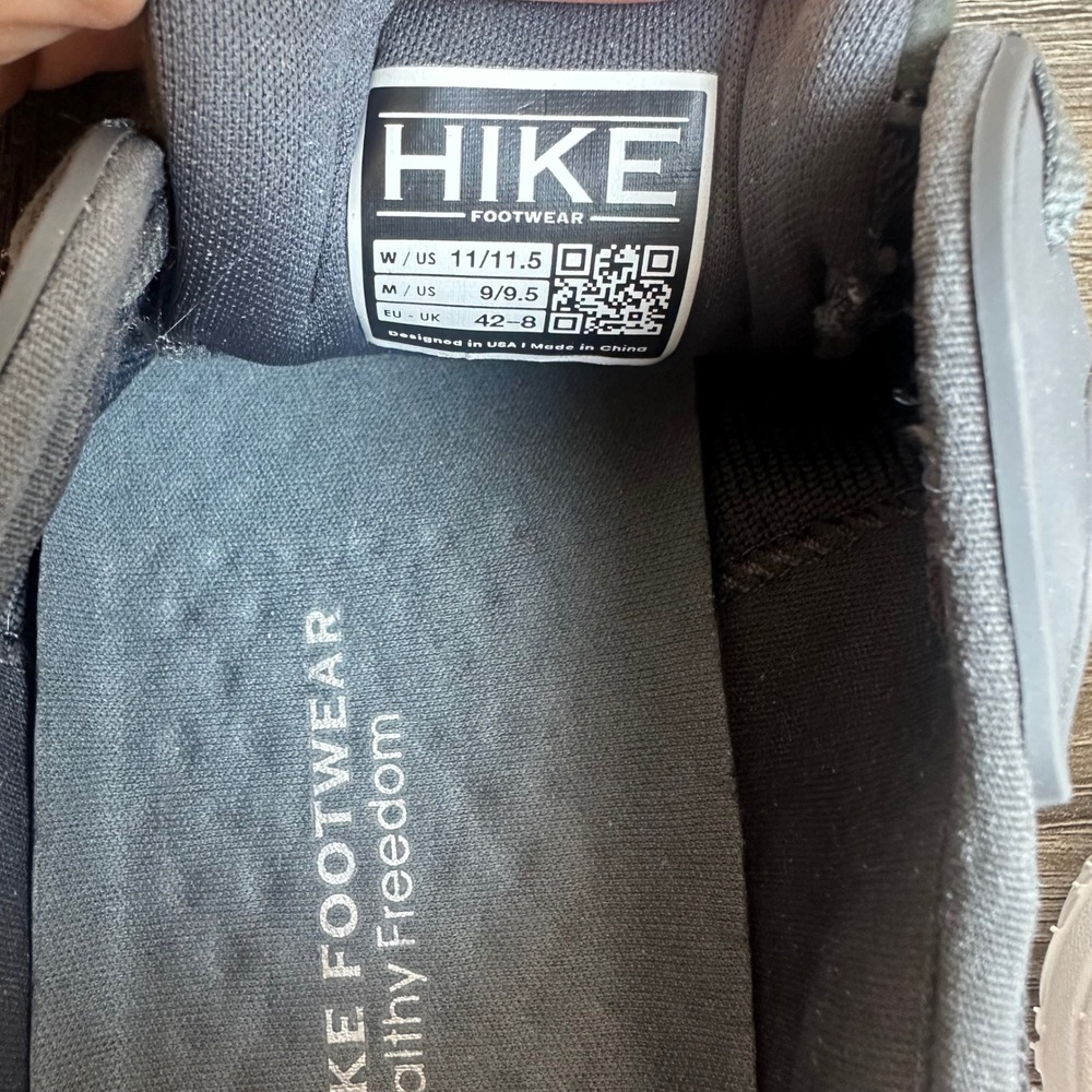 Hike Footwear Stride Barefoot Sneakers Gray Pink Womens 11/11.5 Mens 9/9.5 - Picture 8 of 9